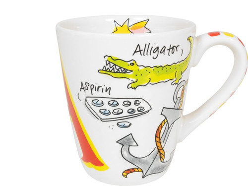 Custom: Beker Love Letter A  0,35L