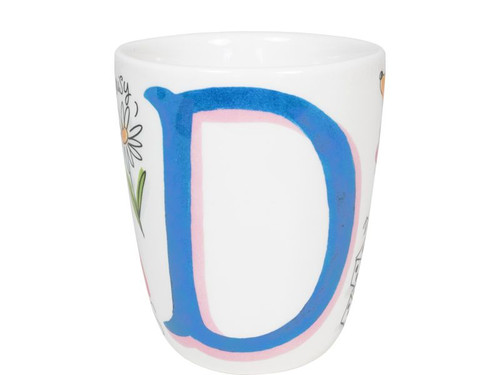 Custom: Beker Love Letter D 0,35L – Blond Amsterdam