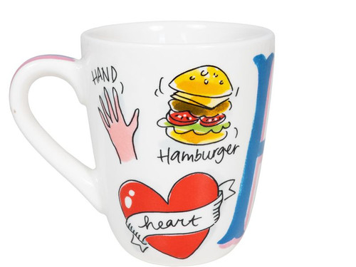 Custom: Beker Love Letter H 0,35L