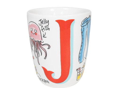 Beker Love Letter J 0,35L – Blond Amsterdam