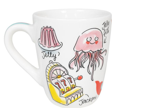 Beker Love Letter J 0,35L