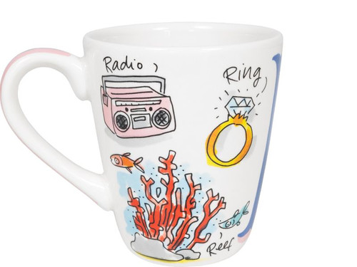 Custom: Beker Love Letter R 0,35L
