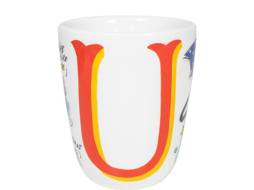 Custom: Beker Love Letter U 0,35L – Blond Amsterdam