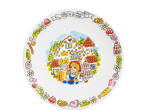 Custom: Bord 22cm Efteling Hans & Grietje – Blond Amsterdam