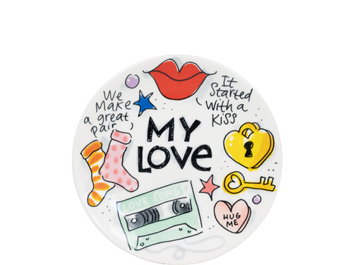 Bord 12cm My Love – Blond Amsterdam