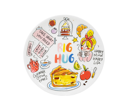 Taartbord ø18 cm Big Hug - Blond Amsterdam - 1