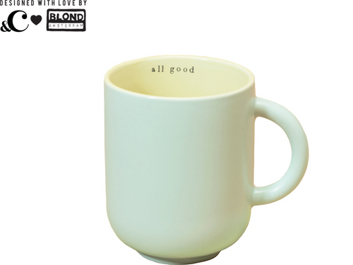 Lichtgroen kopje met oor - All good