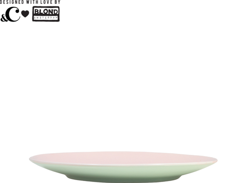 Roze ontbijtbord - Made with love - Blond Amsterdam - 2