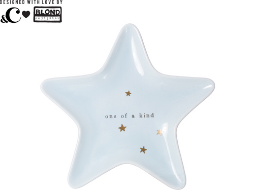 Blauw sterrenbordje - one of a kind – Blond Amsterdam