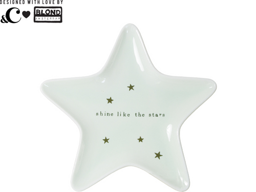 Groen sterrenbordje - shine like the stars – Blond Amsterdam