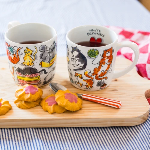 Cappuccinobeker 0.5L Dier Cats - Blond Amsterdam - 6