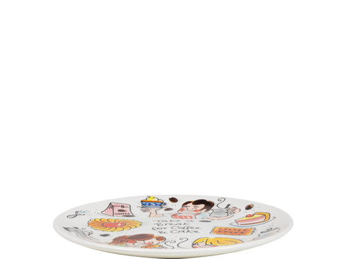 Bord 18 cm Koffie Blond x Senseo