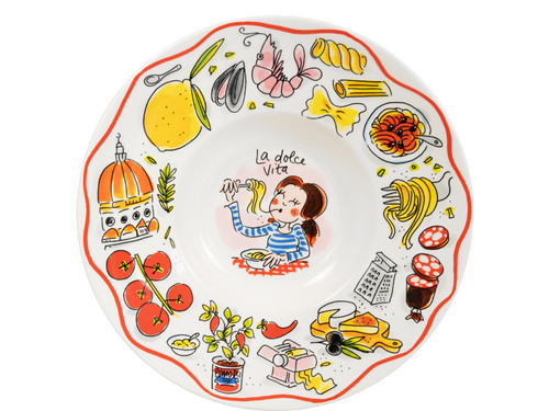 Pasta Bord 24 cm La Dolce Vita – Blond Amsterdam