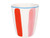 Beker 0.35L Even Bijkletsen Everyday Stripes Pink Red