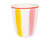 Beker 0.35L Even Bijkletsen Everyday Stripes Pink Yellow - Blond Amsterdam - 2