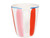 Beker 0.35L Even Bijkletsen Everyday Stripes Pink Red - Blond Amsterdam - 4