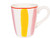 Custom: Beker 0.35L Even Bijkletsen Everyday Stripes Pink Yellow – Blond Amsterdam