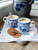 Cappuccinobeker 0,5L Delfts Blond Grachten & Tulpen