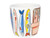 Custom: Cappuccinobeker 0,5l La Plage Sardientjes 