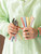 Theelepel set van 4 La Plage Strepen