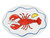 Ovaal bord 27cm La Plage Kreeft - Blond Amsterdam - 1