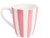 Beker 0.35l Roze Streep