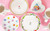 Ontbijtbord ⌀22cm Roze Rand met hartje