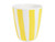 Custom: Beker Gele streep 0,35L