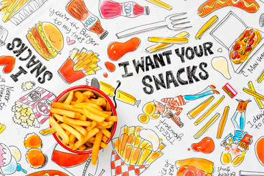 Verpakt tafelzeil Snack 140x240cm