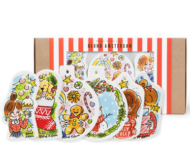 Nieuw - set van 6 kersthangers