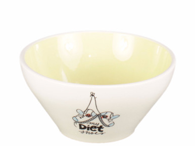 Kom ø15,5cm creme/geel
