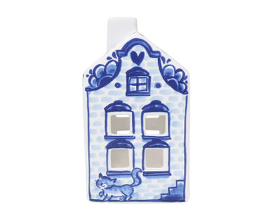 Theelicht huisje Delfts Blond