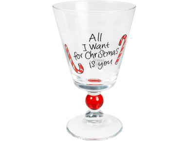 Wijnglas Kerst