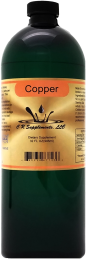 Ionic Copper mineral supplement, 1 pint
