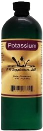 Ionic Potassium mineral supplement, 1 pint
