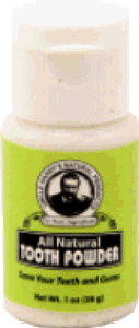 Uncle Harry's Natural Tooth Powder, 2 oz