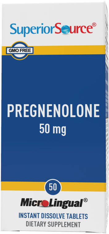 Sublingual Pregnenolone 50 mg micro tabs