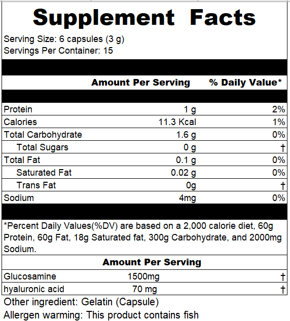 FEBICO® Glucosamine+ MSM Capsules (Chinese Package 中文包裝) - FEBICO ...