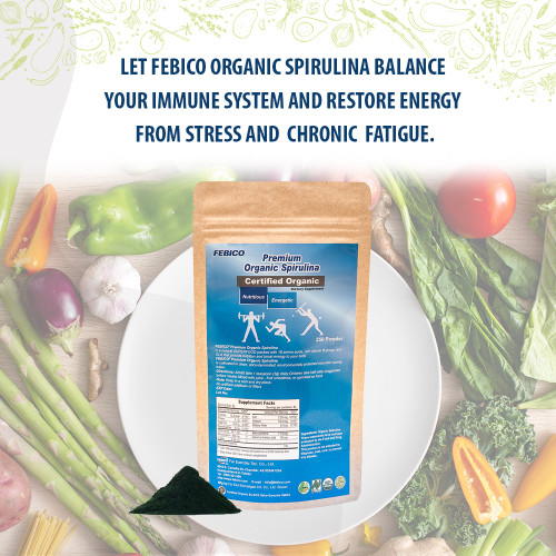 20 off!! **Limited Offer** FEBICO Organic Spirulina Powder 250g