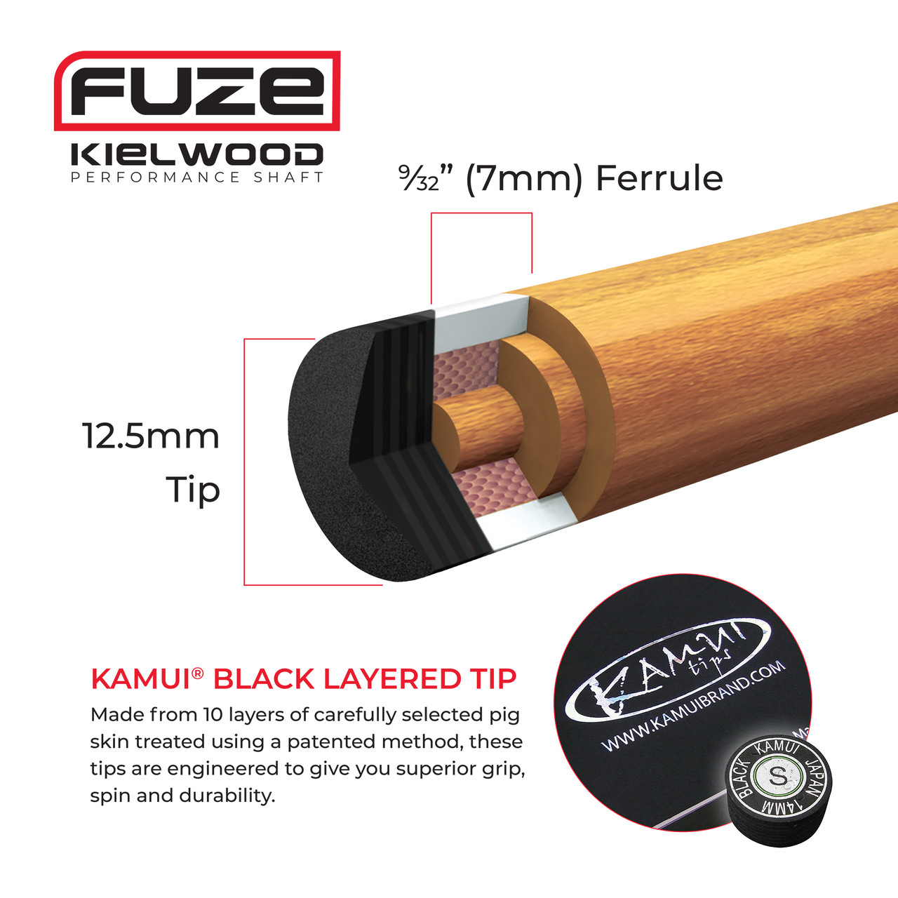 PUREX KIELWOOD FUZE SHAFT | Multiple Joints Available
