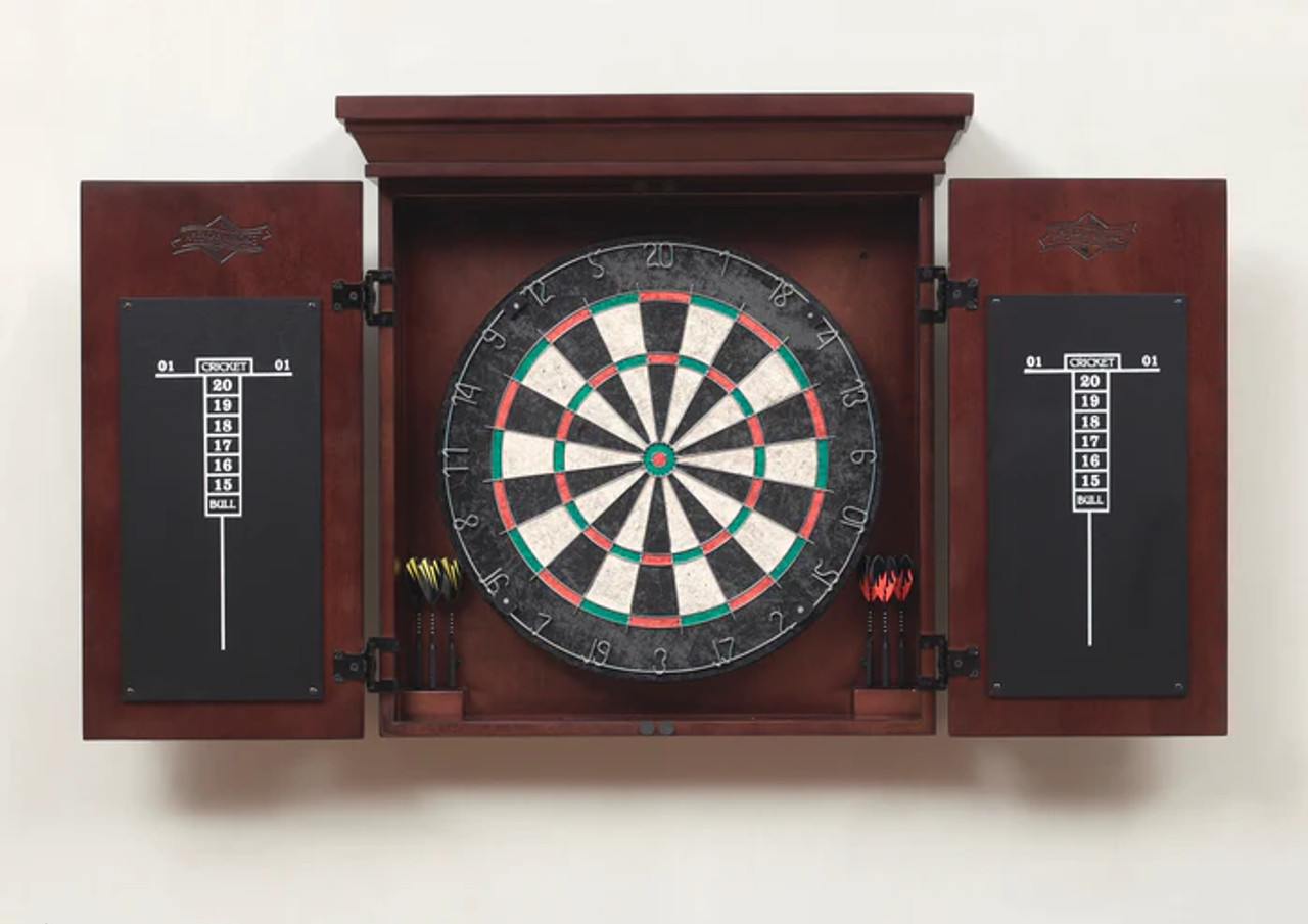 Alta Dartboard Cabinet (Brushed Walnut)