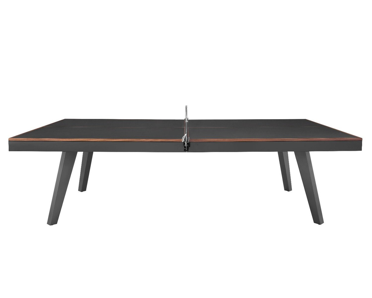 Harper Ping Pong Table | Walnut & Gunmetal Gray | Plank & Hide