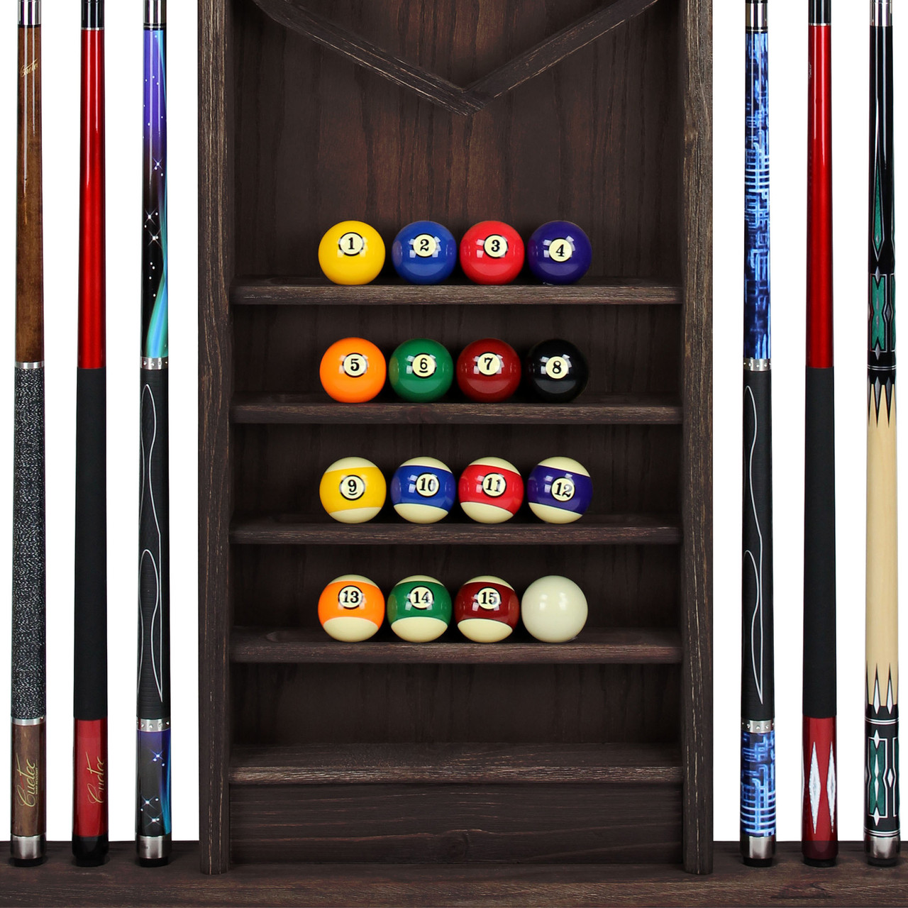 Deluxe Pool Wall Rack Holder for Sale Prestige Billiards