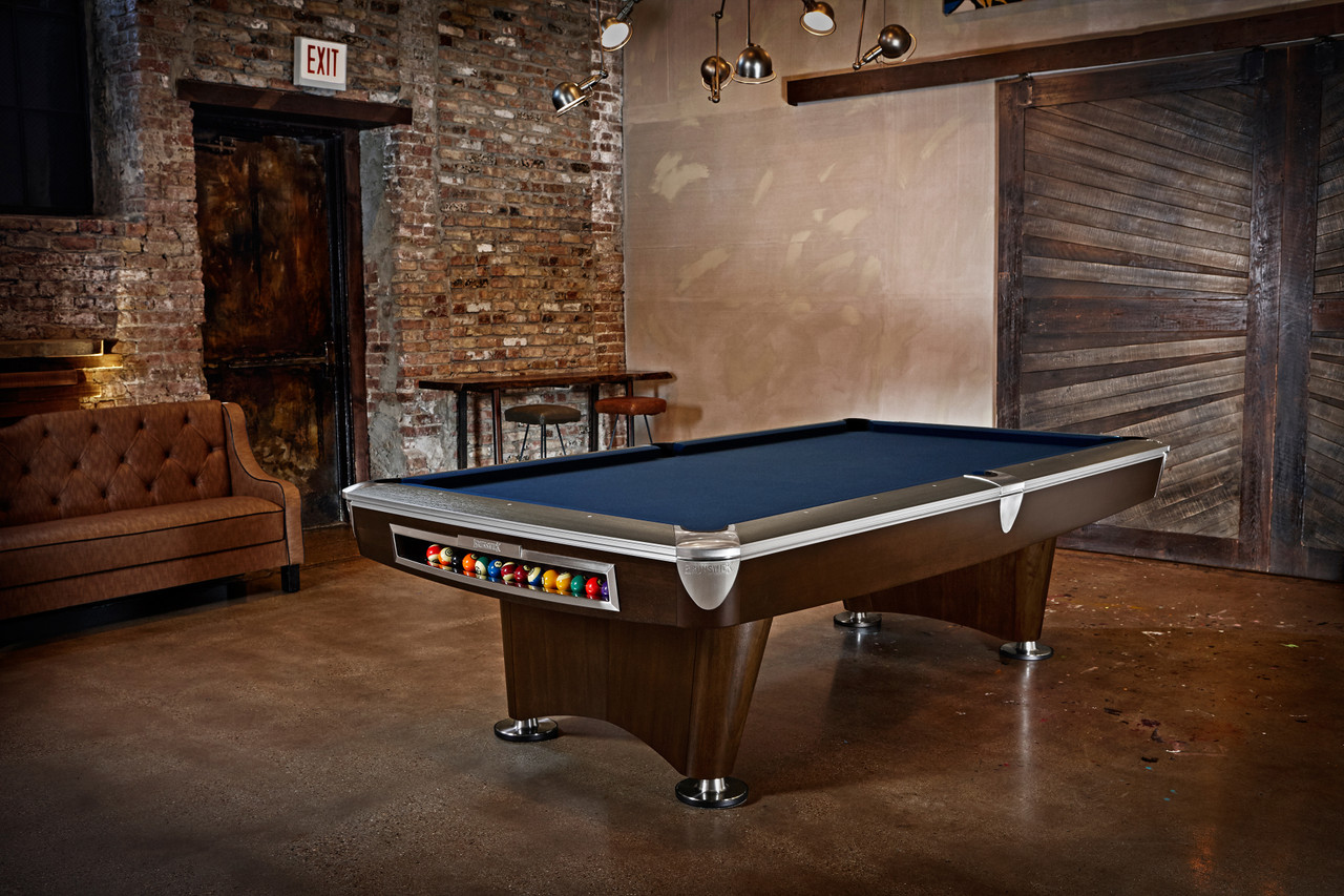 8' Brunswick Gold Crown III Pool Table For Sale