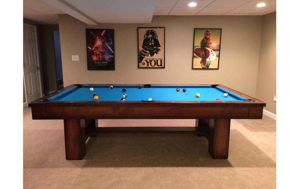 Branson AE Schmidt Pool Table Maple or Oak Wood Pool Table