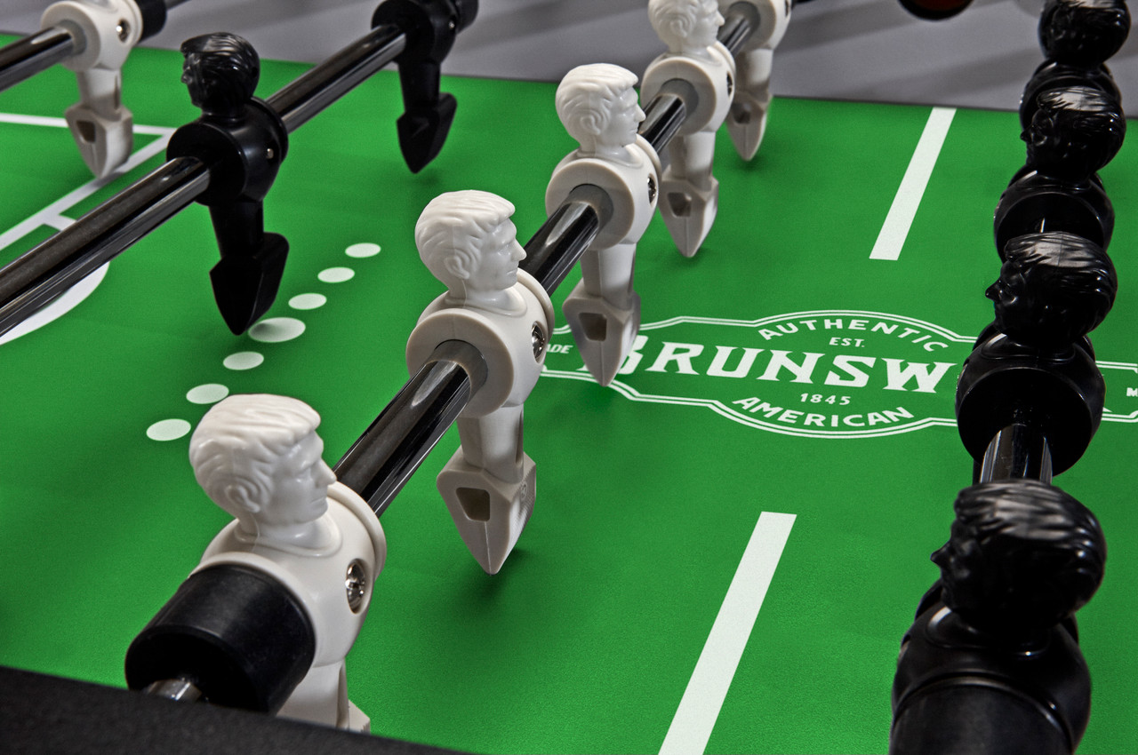 Brunswick Corner Kick Foosball Table | Black Foosball Table