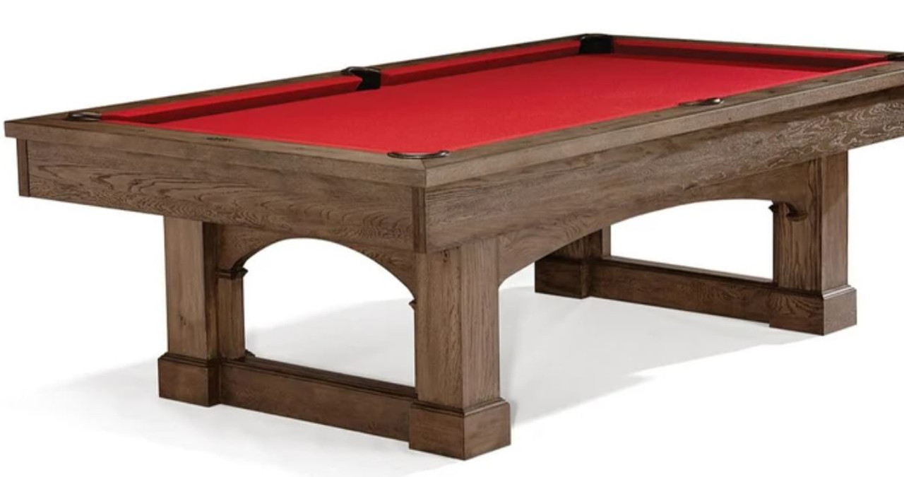 Savannah 8 Foot Pool Table Birch Brown Walnut