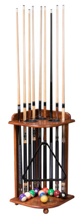 Heritage Corner Cue Rack | Multi Stain | Legacy