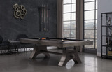 Jaxx Industrial Modern Pool Table | 8 foot | Gunmetal grey | Plank & Hide