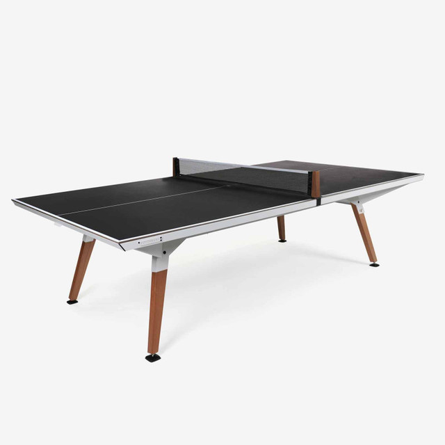 Cornilleau Lifestyle Convertible Ping Pong Table | Black or White Finish | Indoor / Outdoor Model